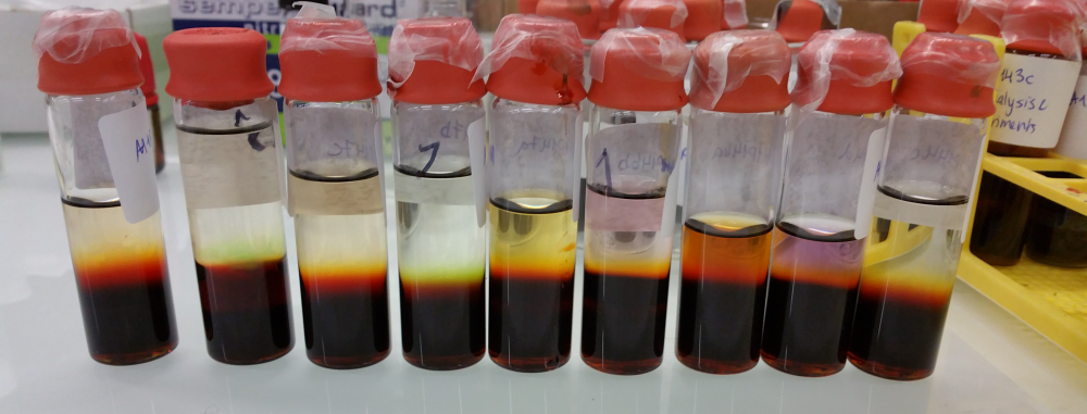 Figure 6: Either layered reactions or bottled sunrise.